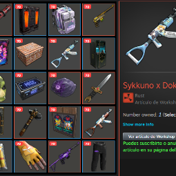 RUST + 4699 HOURS ☑️ 95 RUST SKINS ⭐RUSO AK + TWITCH RIVALS SKINS + RUSTORIA AK⭐Male Character⭐ Full access ☑️ 4